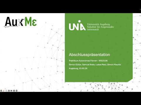 Video of the final presentation