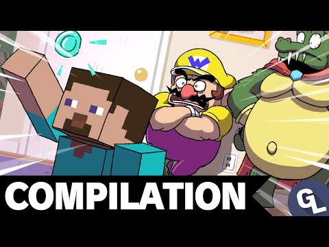 Minecraft Steve Joins Smash! Super Smash Bros. Ultimate Comic Dub Compilation 11 - GabaLeth