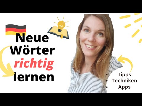 Vokabeln lernen auf Deutsch! Strategien, Tipps & Apps! Richtig aufschreiben  + wiederholen + lernen!