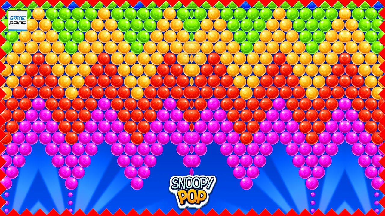 Game Snoopy Pop Bubble Shooter Level 26 - 28 💎 ( Snoopy Game Download )