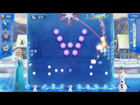 Frozen Free Fall: Icy Shot Level 68 - NO BOOSTERS ☃☃☃