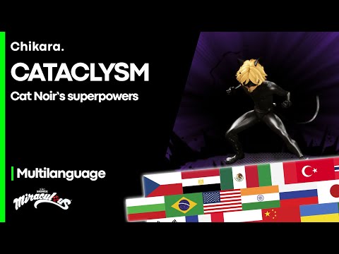 MIRACULOUS | MULTILANGUAGE: Cataclysm! — Cat Noir's Superpower [2021 BIGGEST COMPILATION]