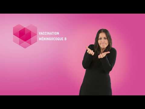Vaccin Méningocoque B - Langue des signes
