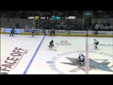Anaheim Ducks 3, San Jose Sharks 2 : Battle Of California : October 17 2011