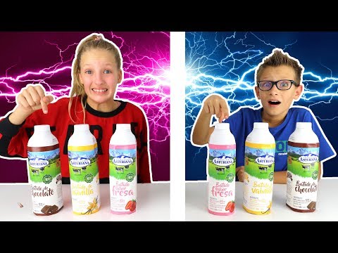 Twin Telepathy Milkshake Challenge ! ! Video