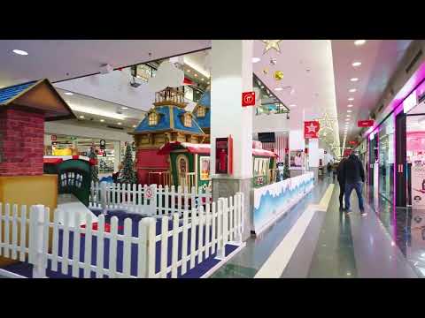 Shopping Mall Serenity - 4K Walking Tour with Binaural Audio