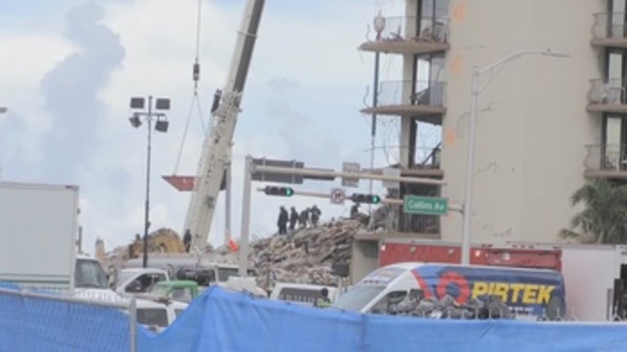 The death toll in the Miami-Dade collapse rises to 12.