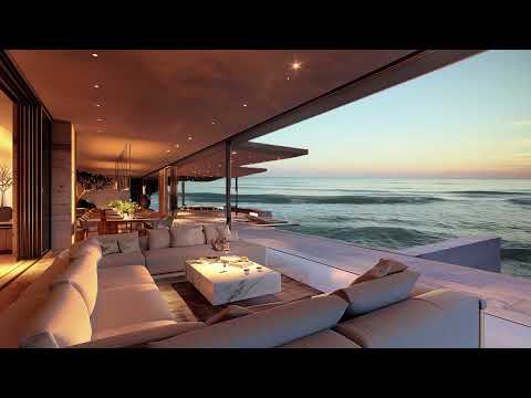 Hawaiian Cafe: Hawaiian Ukulele with Ocean Sounds - Relaxing Cafe Music with Ocean Waves ハワイアンミュージック