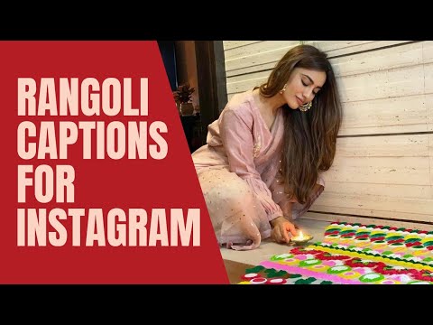 Rangoli Captions For Instagram | Captions For Rangoli Pictures | Rangoli Captions | Rangoli Quotes