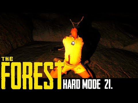 Tennis Racket & Pedometer! - The Forest [Hard Mode] - Let'sPlay - Part 21