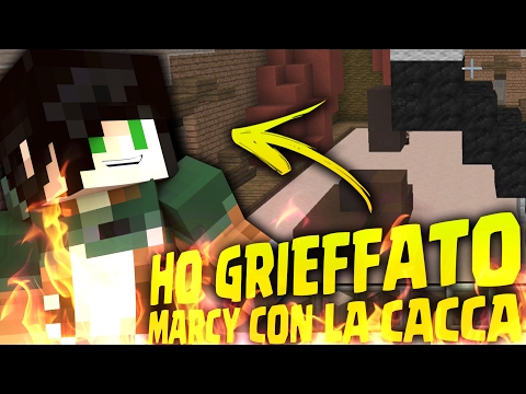 EREN GRIEFFA CON LA CACCA, MARCY CHE FA LA CACCA IN MINECRAFT.