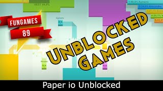 Paper io Unblocked Games For School - Fungames89 #unblockedgames #schoolgame