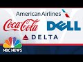 Culture Wars Strain Relationship Between Corporate America, GOP | NBC News NOW