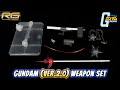 P Bandai RG Weapon Set For RX 78 2 Gundam 2 0 Review Mobile Suit Gundam