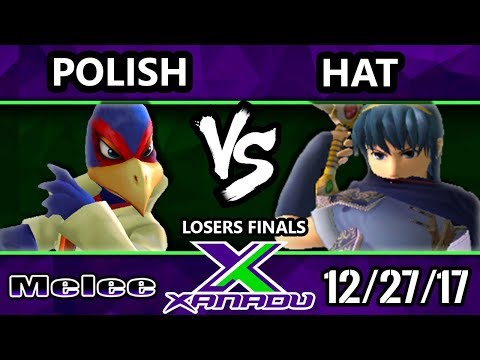 S@X 234 Melee - Hat (Marth, Sheik) Vs. Polish (Falco) - Smash Melee Losers Finals - SSBM