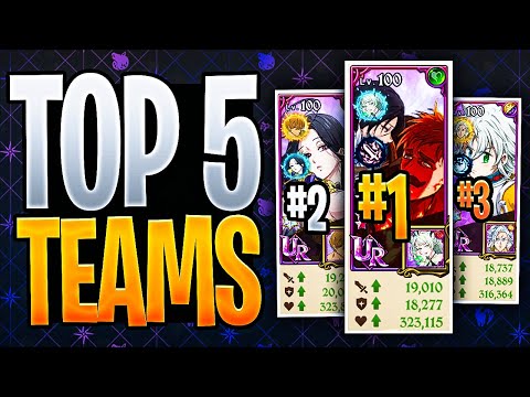 Top 5 BEST Teams In Grand Cross PvP! New Years 2026! | Seven Deadly Sins: Grand Cross
