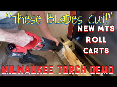Joe's AllStar Tools: MTS Roll Cart Milwaukee Torch Demo and Gearwrench Universal Extensions