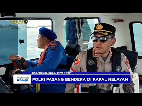 POLRES PROBOLINGGO GELAR PEMBAGIAN BENDERA MERAH PUTIH
