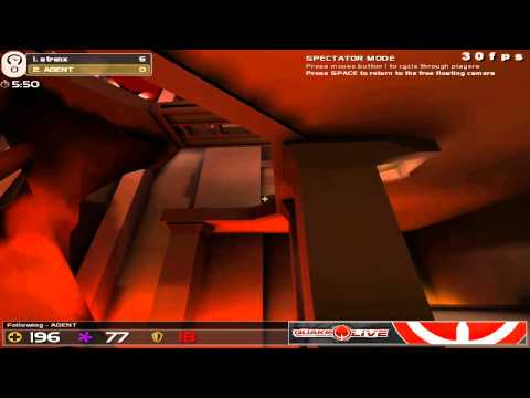 QuakeLive Zotac #61 - Agent vs. Strenx - Map 3 Lost World [Best of 5]