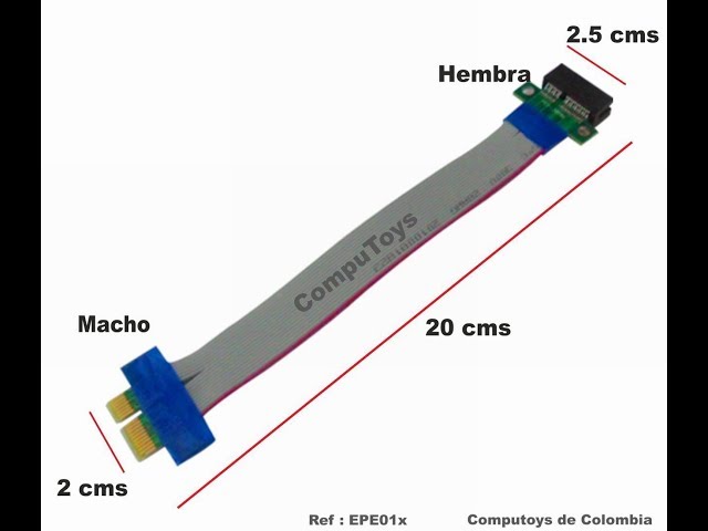 Vídeo relacionado con euroharry 2xPCI-Express PCI-E 1X Cable Extensor de Tarjeta Vertical Cable de extensión Longitud del Cable: 20 cm