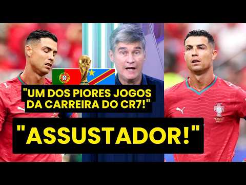 “O CRISTIANO RONALDO FOI BISONHO! ABAIXO DA CRÍTICA! EU OUSO DIZER que…” | PORTUGAL 1 x 1 RD CONGO