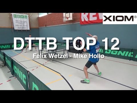 DTTB Top 12 2019 | männliche Jugend | Felix Wetzel - Mike Hollo | Highlights