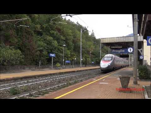 L' ETR 600 FRECCIARGENTO IN TRANSITO A PREGLIA. (VB) SAB. 10 - 10 - 2020.