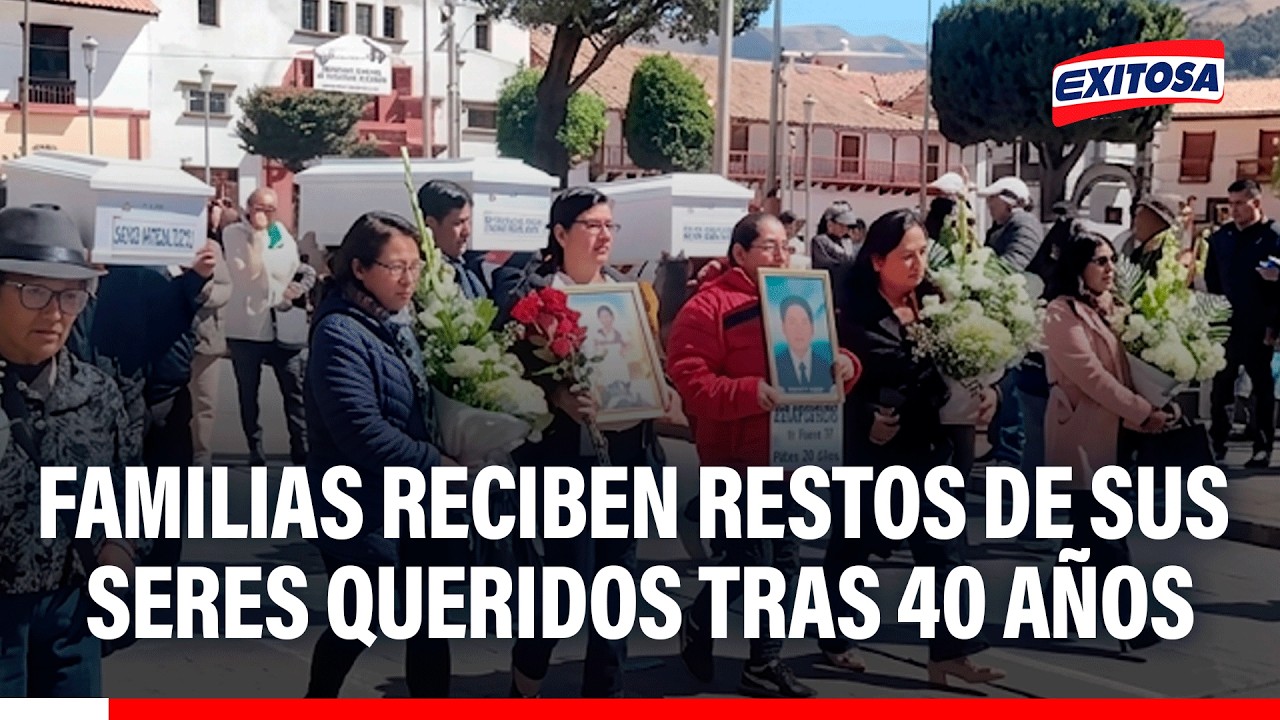 🔴🔵 Restos óseos de víctimas de desapariciones forzadas fueron entregados a sus familiares