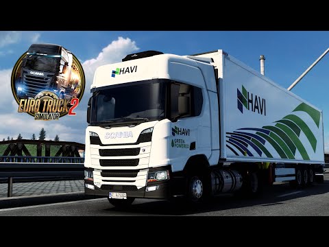 🚛 [POV] SCANIA NEXT GENERATION R410 LNG HAVI GREEN POWERED - PROMODS 2.60 Ostrava to Linz.