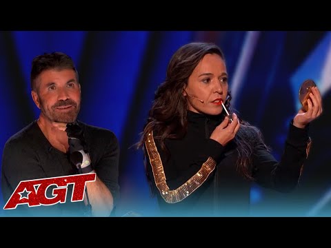 Spain's Celia Muñoz Ventriloquist Without a Puppet SHOCKS the Judges on America's Got Talent