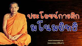 หลวงพ่อฤาษีลิงดํา ประโยชน์การฝึกมโนมยิทธิ - ย่อธรรม ฟังธรรมะ