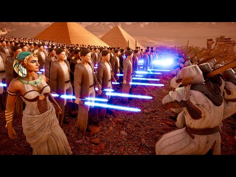 10,000,000 HEAVY KNIGHTS vs 200,000 JEDI KNIGHTS, CLEOPATRAS | Ultimate Epic Battle Simulator 2