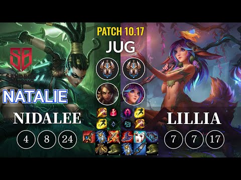 SB Natalie Nidalee vs Lillia Jungle - KR Patch 10.17