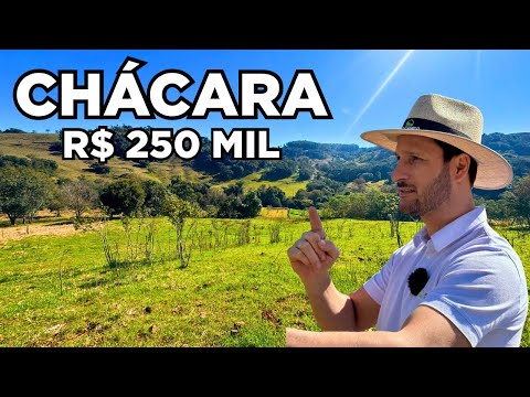 CHÁCARA COM RIACHO PASTAGEM E MATA PRESERVADA | R$250 mil