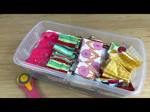 Simple Quilt using 2 1/2 inch STRIPS!  First in a series of scrappy projects to use your stash!