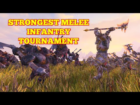 Strongest Melee Infantry Tournament. Total War Warhammer 2