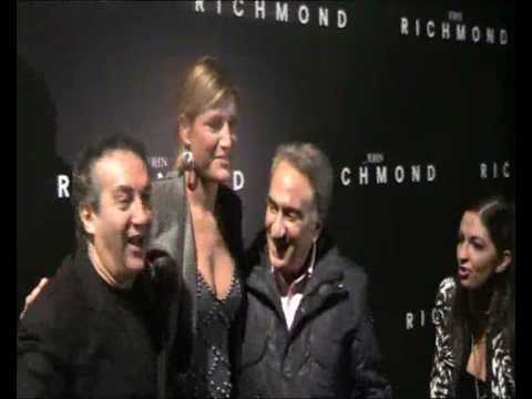 Emilio Fede e Raffaella Zardo alla sfilata di John Richmond A-I 2009/2010 - Fashion Times