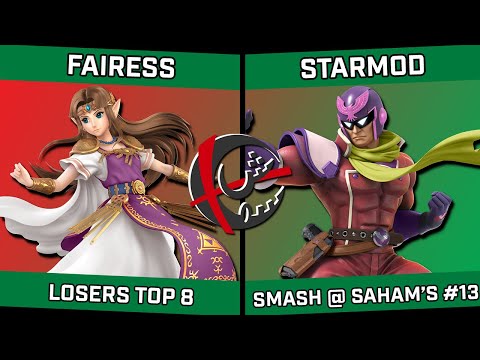Fairess (Zelda) vs Starmod (Captain Falcon) - Smash @ Saham's #13