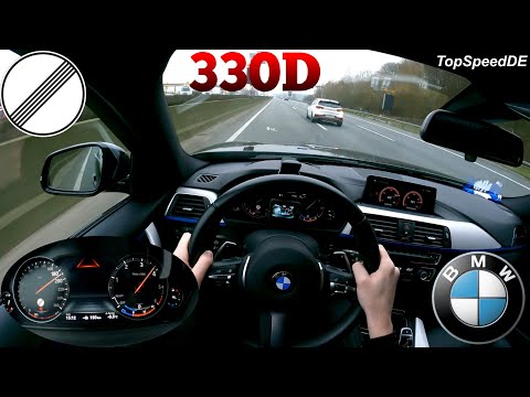 BMW 330D XDRIVE F31 LCI *TOPSPEED* ACCELERATION 0-100 POV AUTOBAHN DRIVE 258HP 6 CYLINDER SOUND