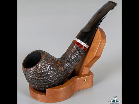 Handmade Hilson Sandblasted Bent Apple Saddle Stem (117 D) 9mm