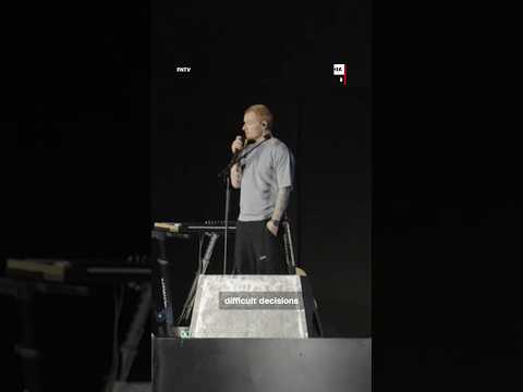 'I'm so, so sorry': Ed Sheeran speaks out at concert