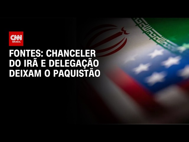 Chanceler do Irã deixa Paquistão após reunião com mediadores, dizem fontes | AGORA CNN