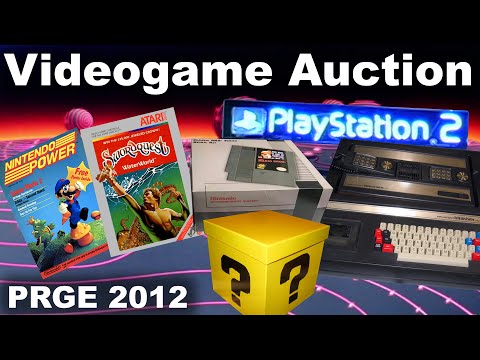 PRGE 2012 - Videogame Collectibles Auction - Portland Retro Gaming Expo