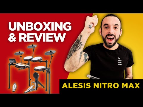 THIS ELECTRIC DRUM KIT WILL SHOCK YOU! | Alesis Nitro Max Unboxing + Review