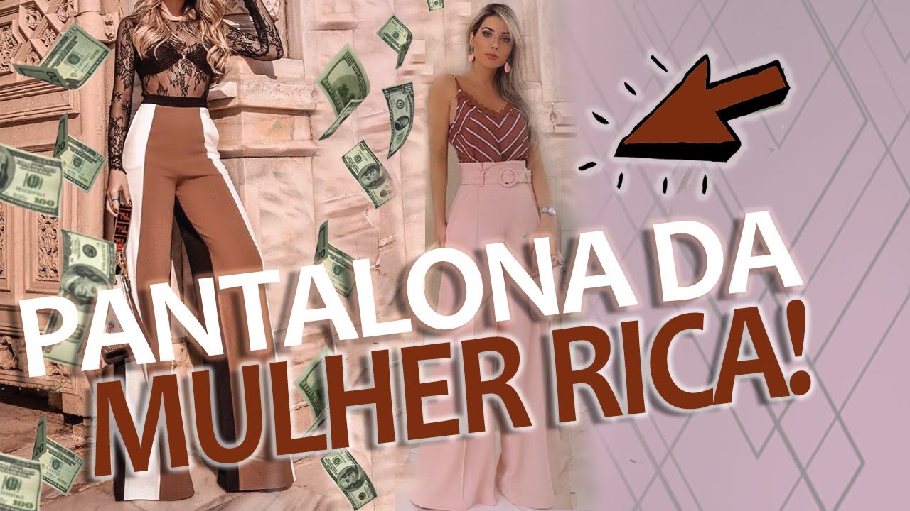 PANTALONA DA MULHER CARA DE RICA!