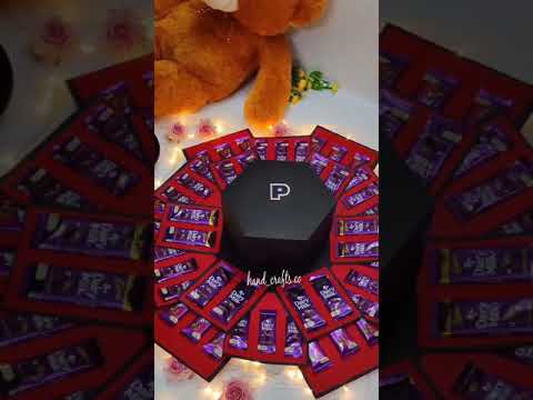 chocolate box in birthday gift#chocolate#gift#birthday#chocolatebox#gift box#dairy milk#kitkat#gifts