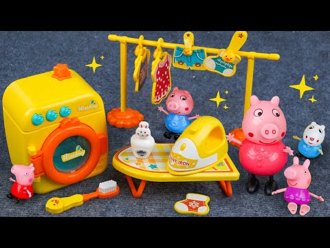 60 Minutes Ultimate Peppa Pig Cooking Toys Playset, Unboxing Laundry Set Collection | Tina Review