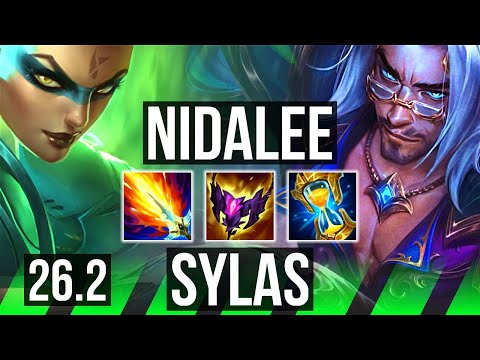 NIDALEE vs SYLAS (JGL) | 52K damage | KR Master | 26.2