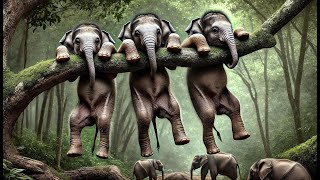 פיל פילפילון פילים לילדים תינוקות של פילים 🐘 בעלי חיים בטבע בעברית