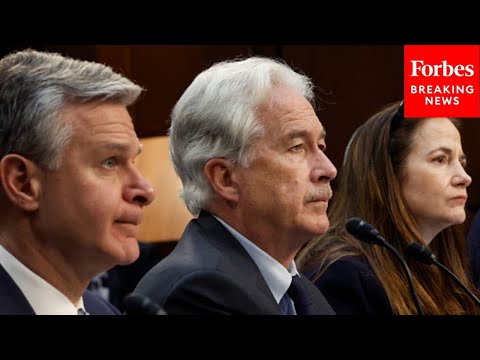 FBI Director Wray & IC Officials Testify Before Senate Intelligence Committee On ‘Worldwide Threats’